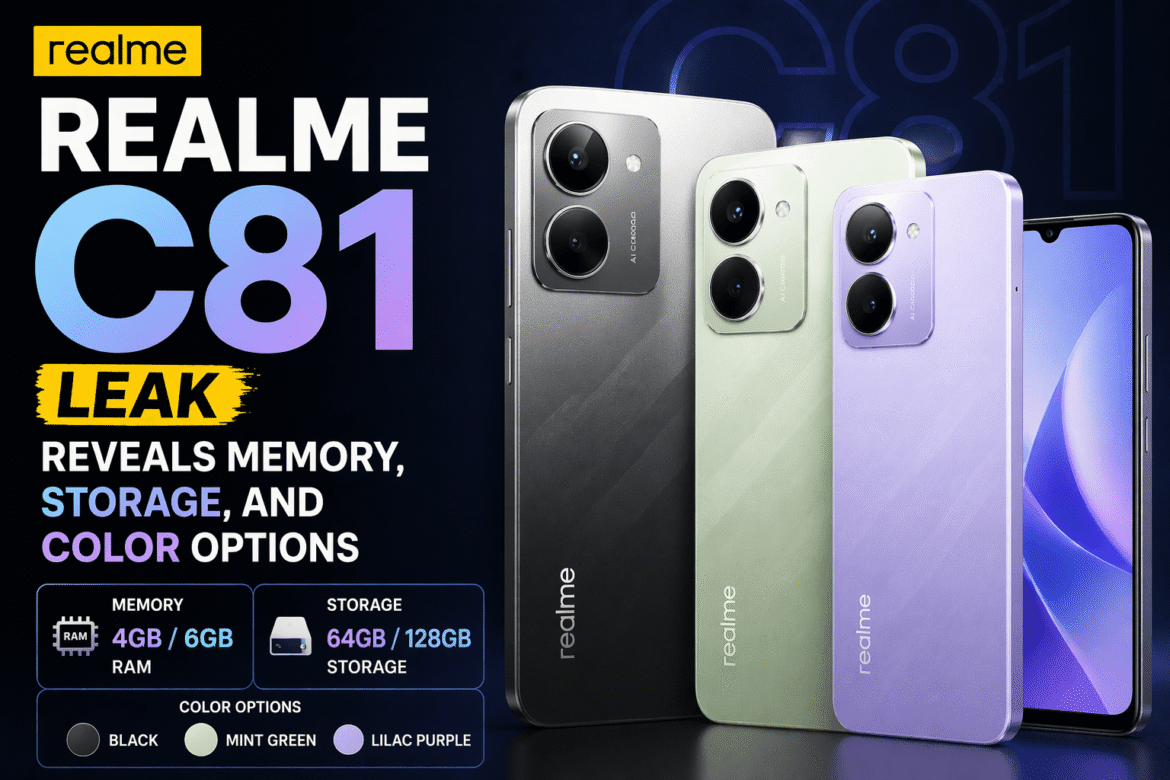 Realme C81 Leak