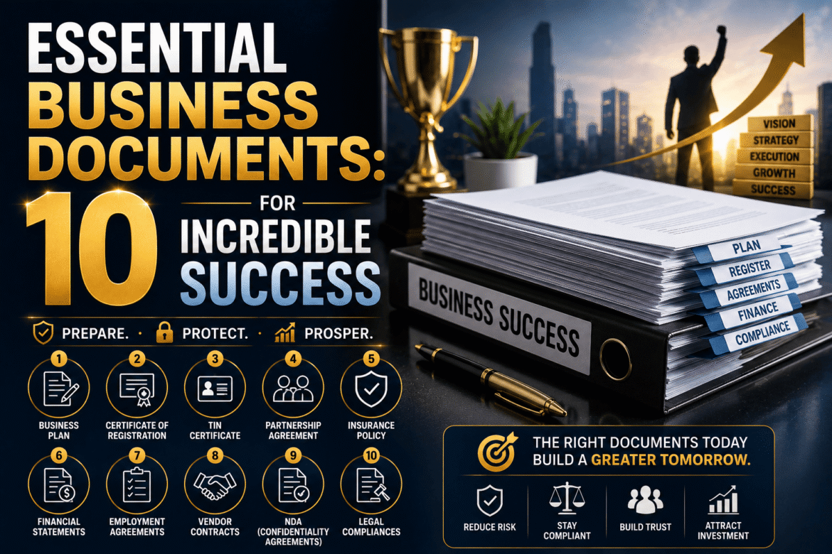 Essential business documents