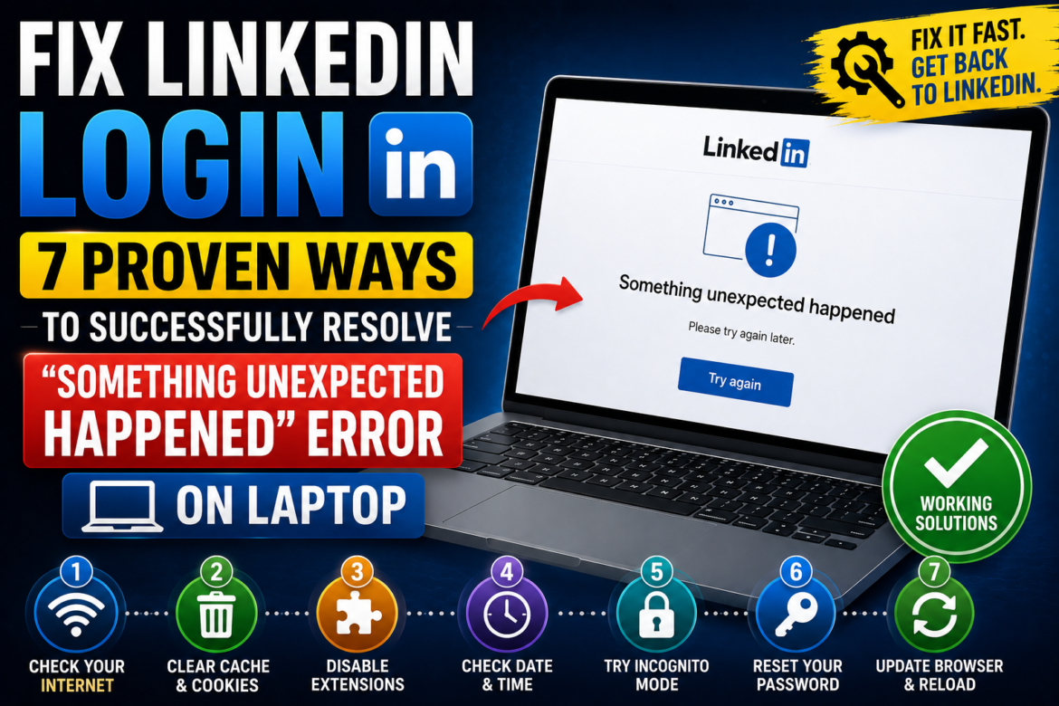 Fix LinkedIn Login