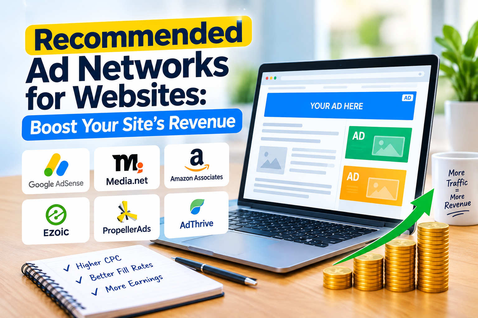 Recommended Ad Networks for Websites: Boost Your Site's Revenue